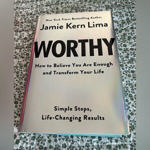 “Worthy” hardcover book by Jamie Kern Lima